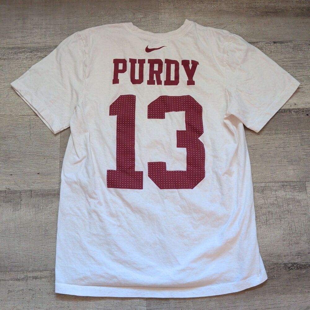 Nike Men's Brock Purdy 13 San Francisco 49ers T-Shirt Size M NFL